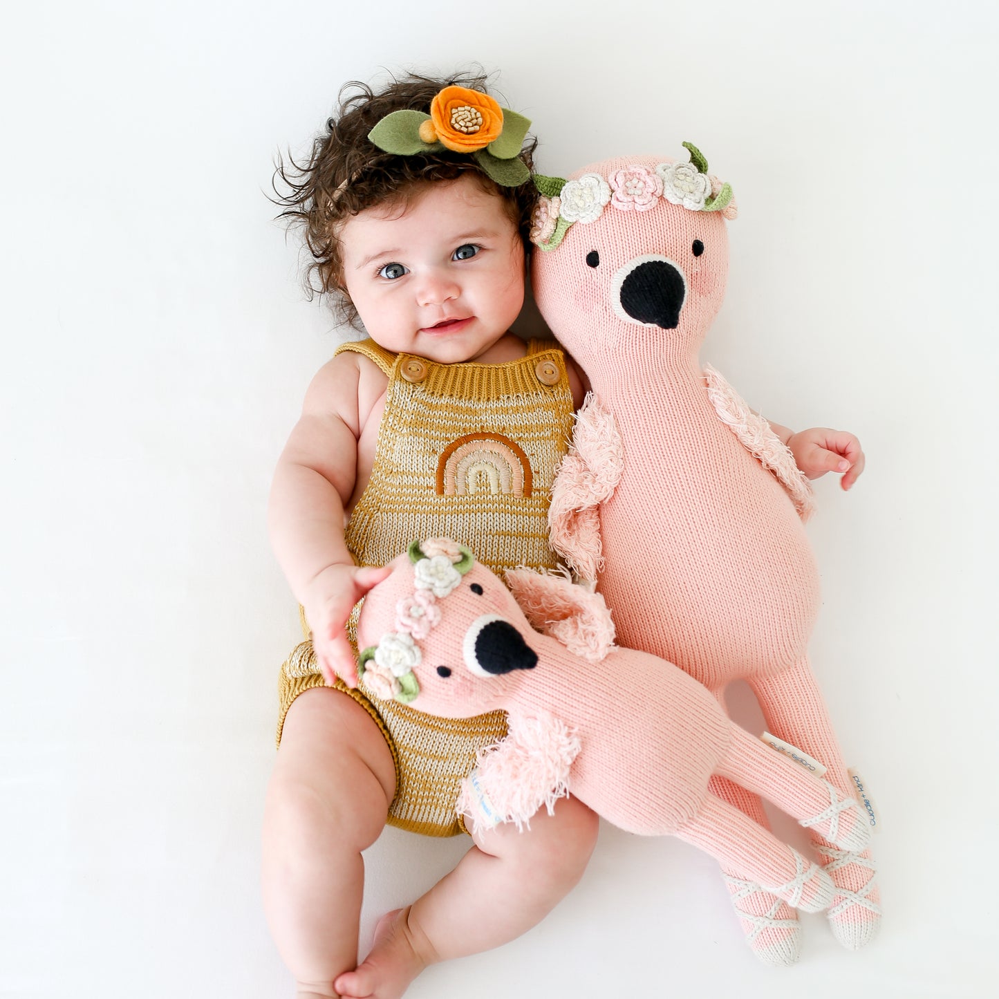 Cuddle and kind Penelope the Flamingo