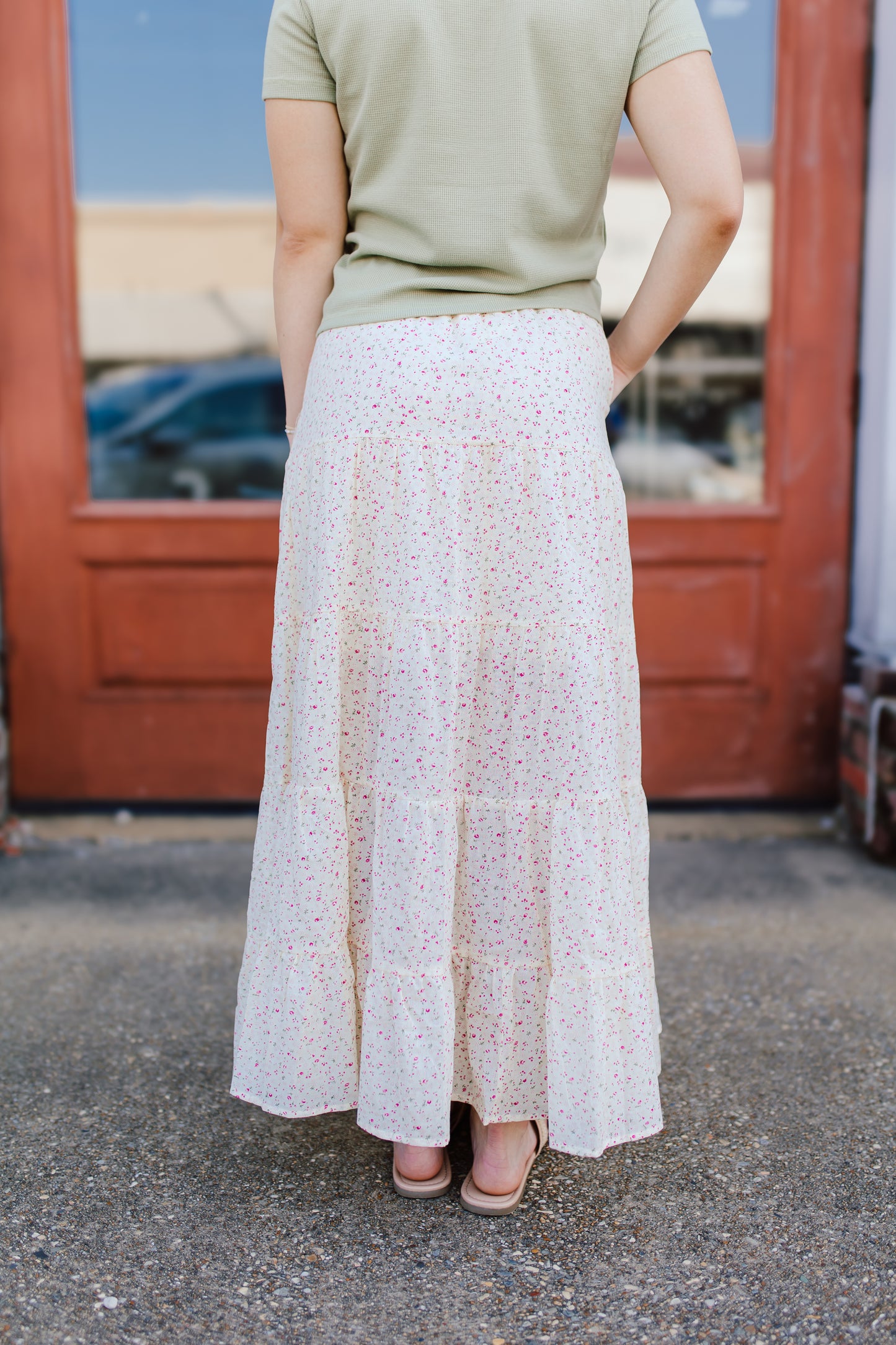 Ditzy Floral Maxi Skirt