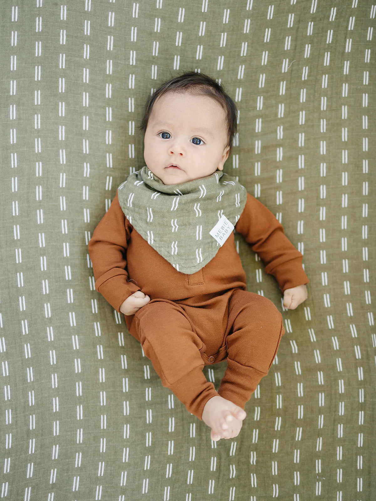 Olive Stokes Muslin Bib