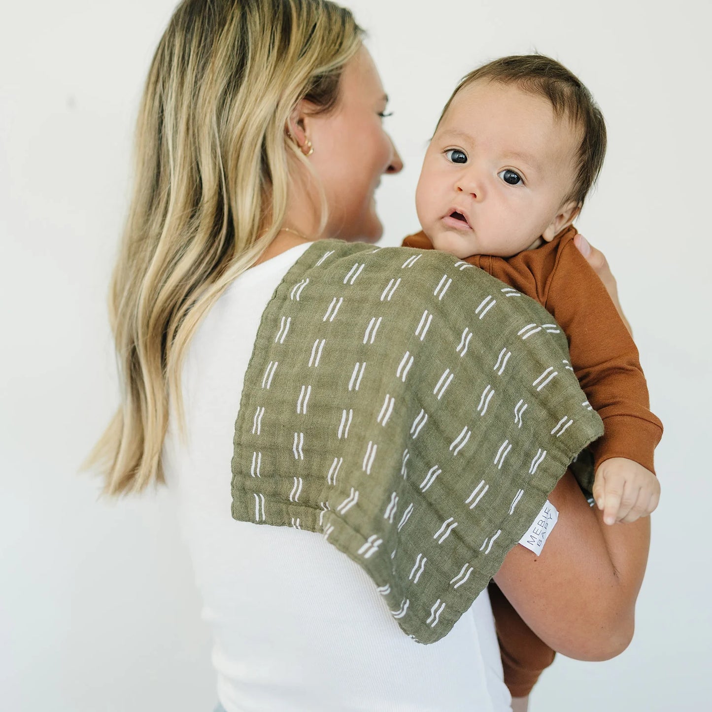 Olive Stokes Muslin Burp Clothe