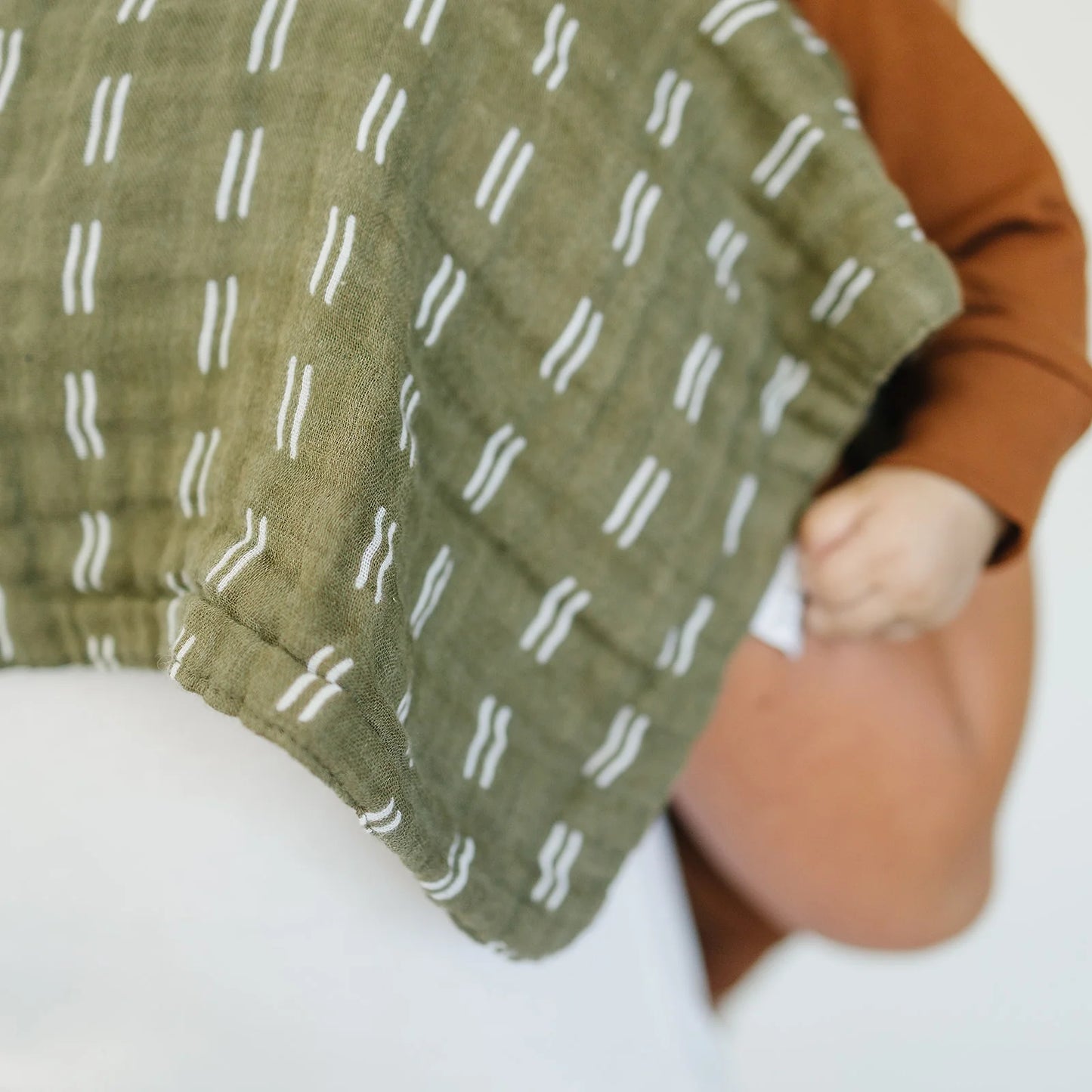 Olive Stokes Muslin Burp Clothe