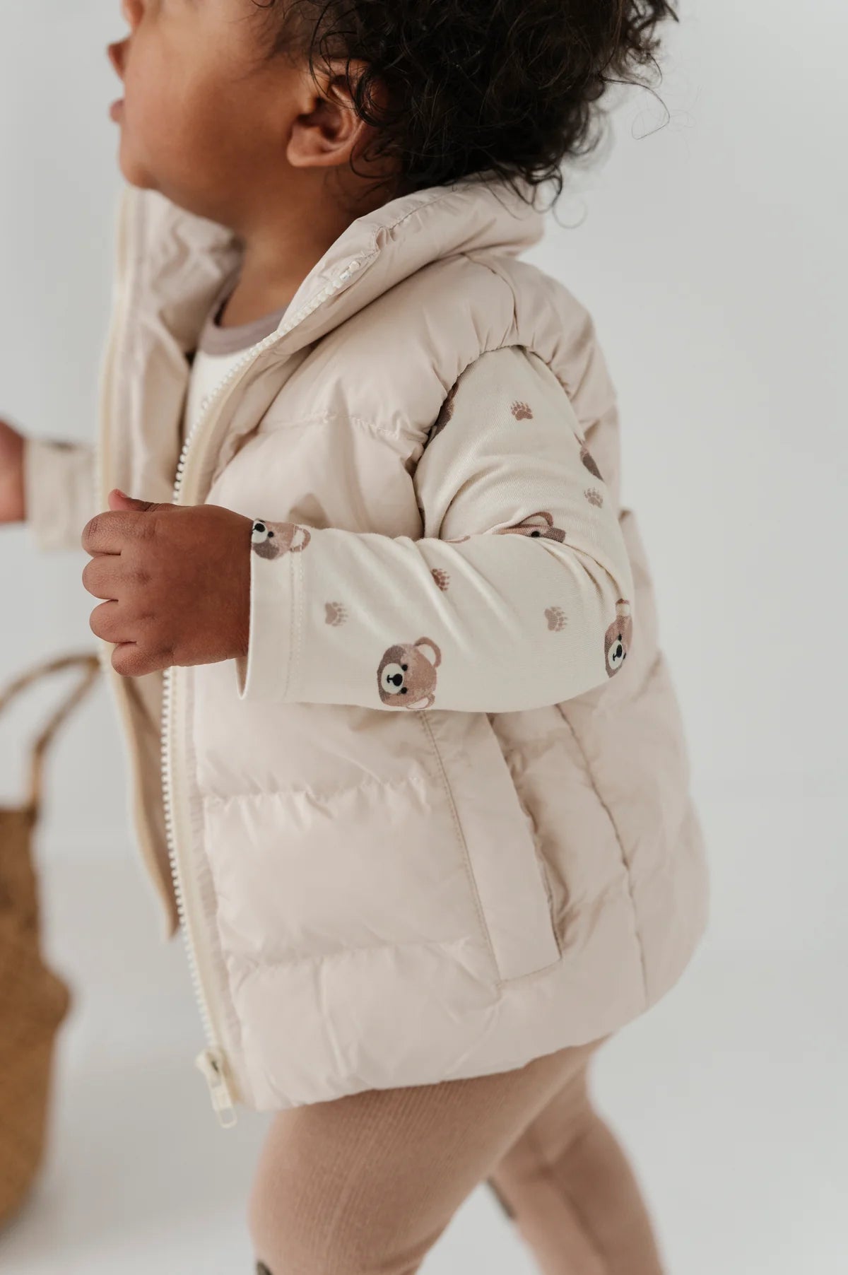 Champagne Puffer Vest