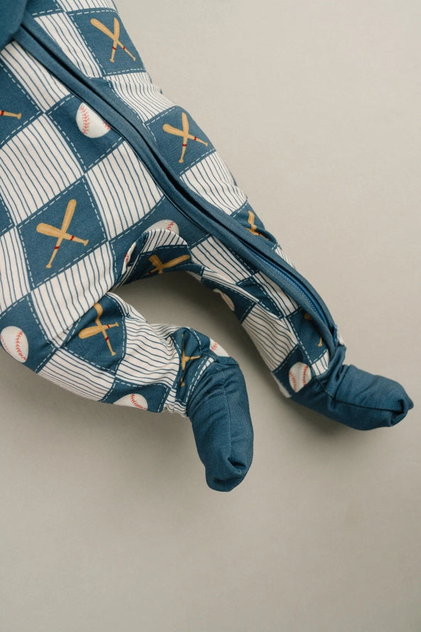 Baseball Patchwork Bamboo Sleeper