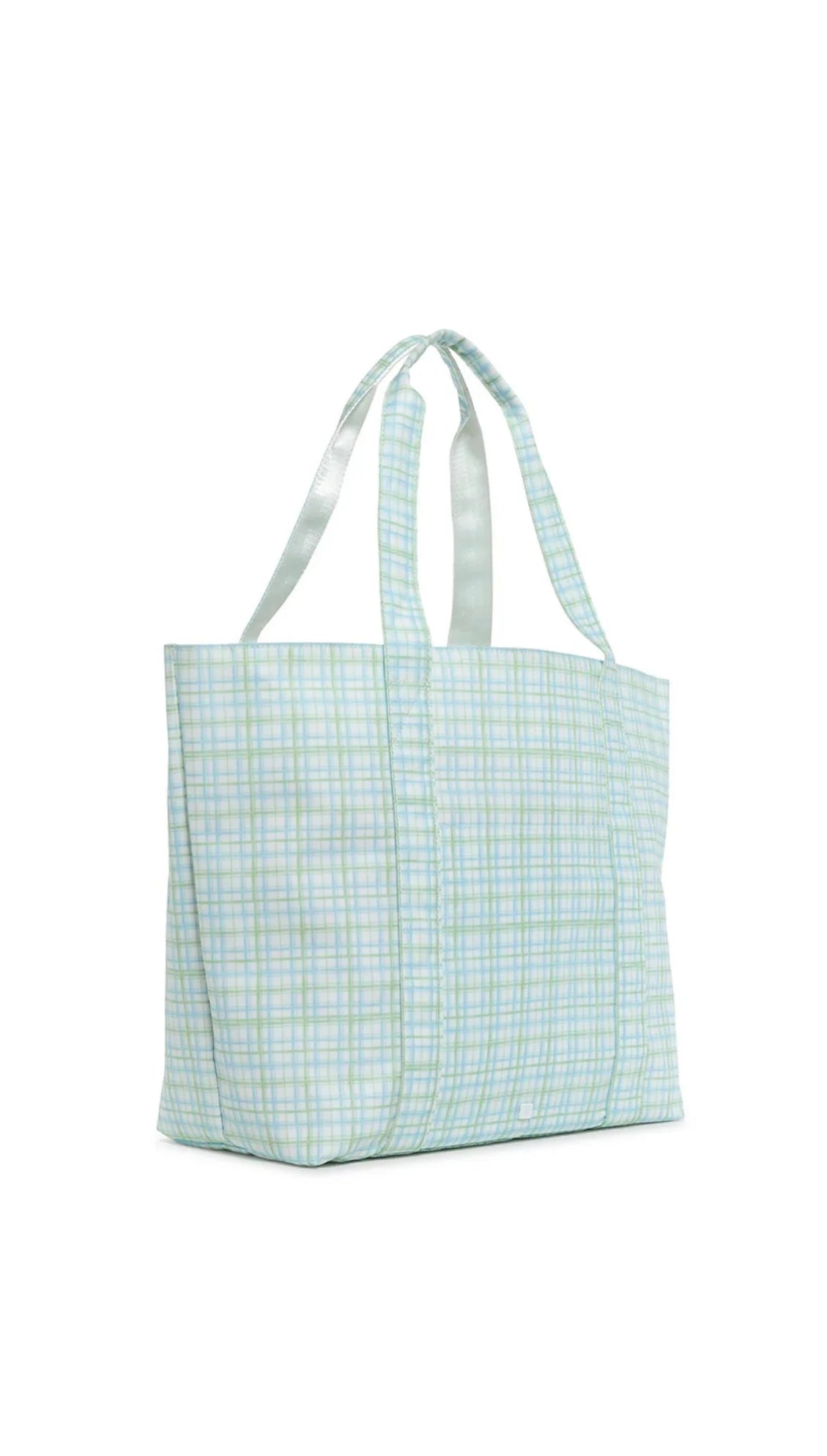 Jumbo XL Tote: Classic Green Plaid