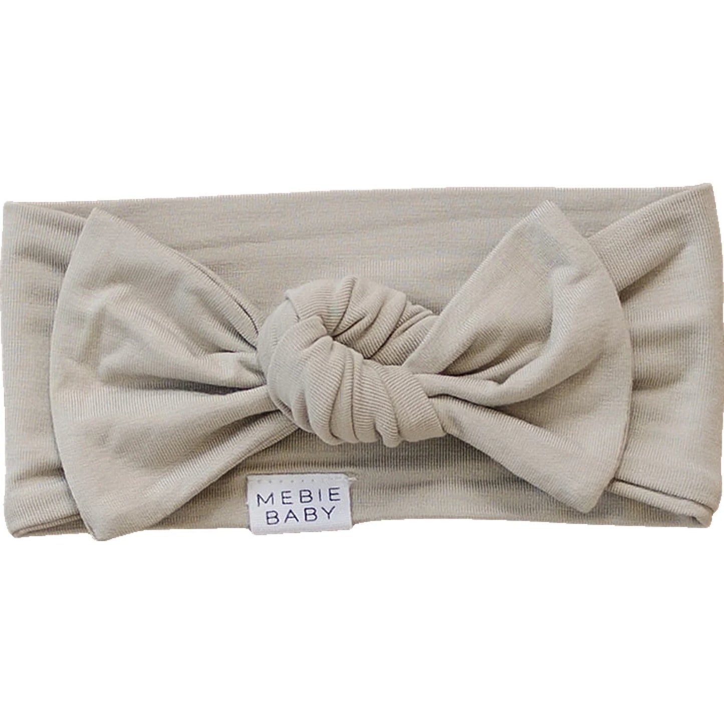 mebie baby. Cream Bamboo head wrap