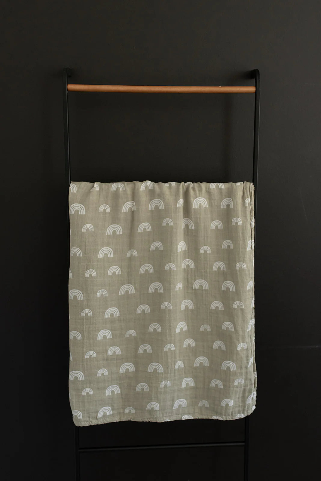 Sand Rainbow Muslin Swaddle Blanket