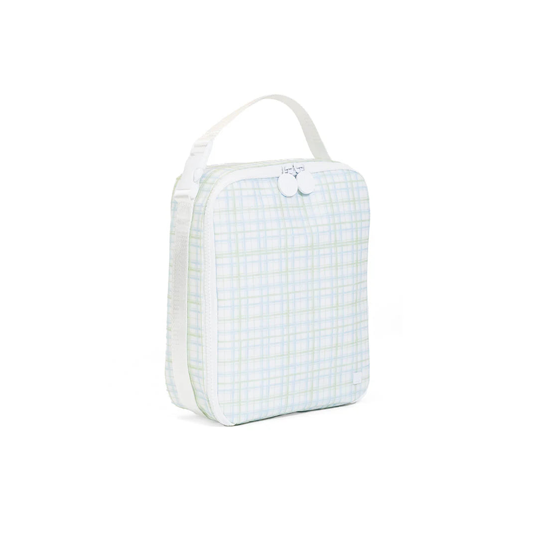 LUNCH BOX Insulated Lunch Bag - CLASSIC PLAID GREEN