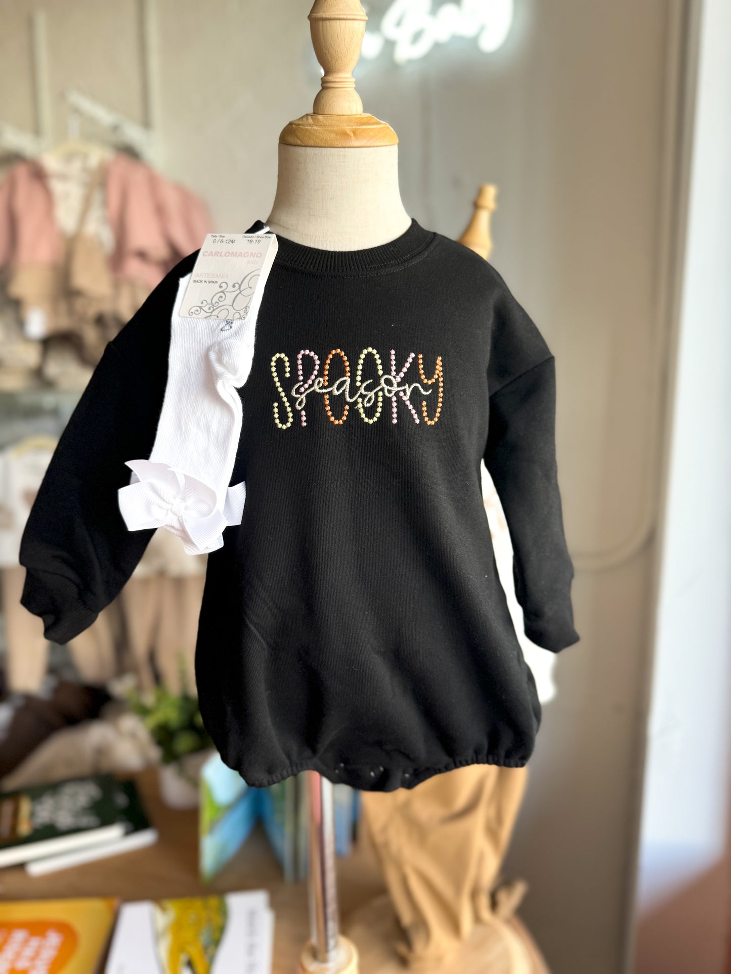 Spooky Season Bubble Romper