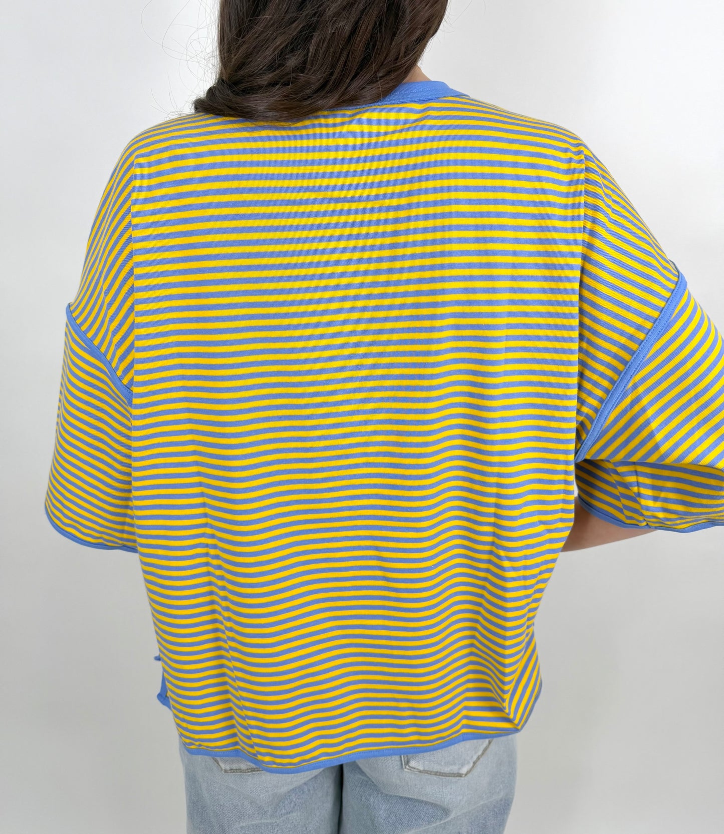 Retro Oversized Stripe Top