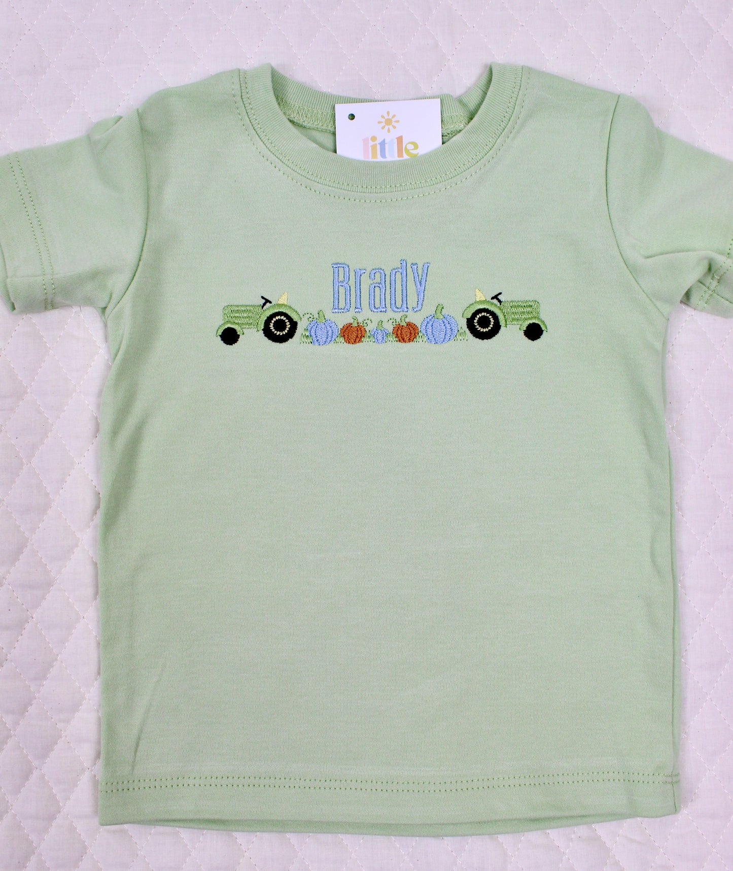 Tractor Patch Sage Tee