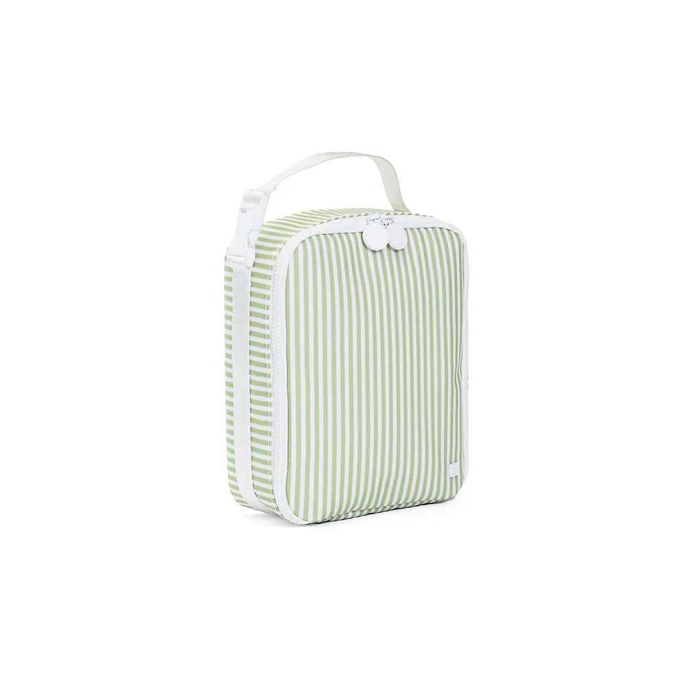 LUNCH BOX Insulated Lunch Bag - PIMLICO STRIPE SAGE