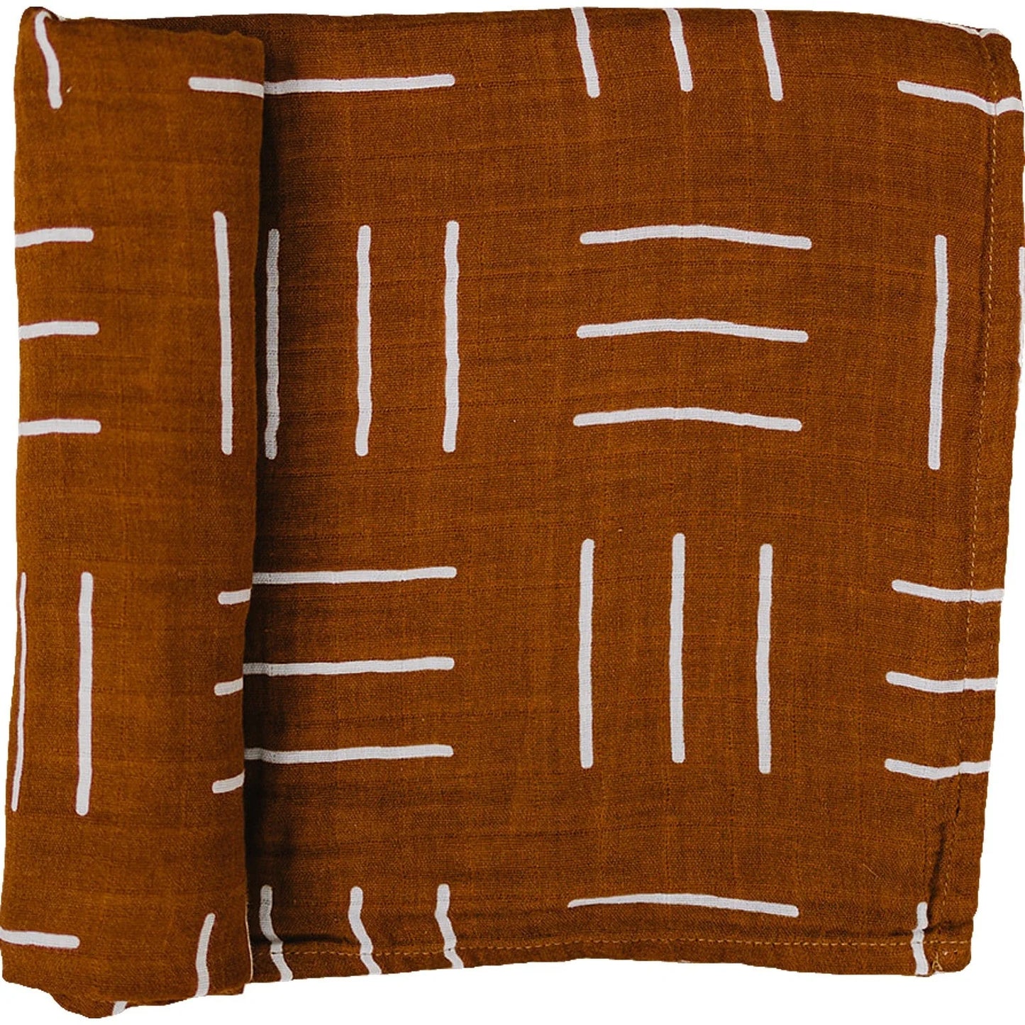 Mustad Mudcloth Muslin Swaddle Blanket