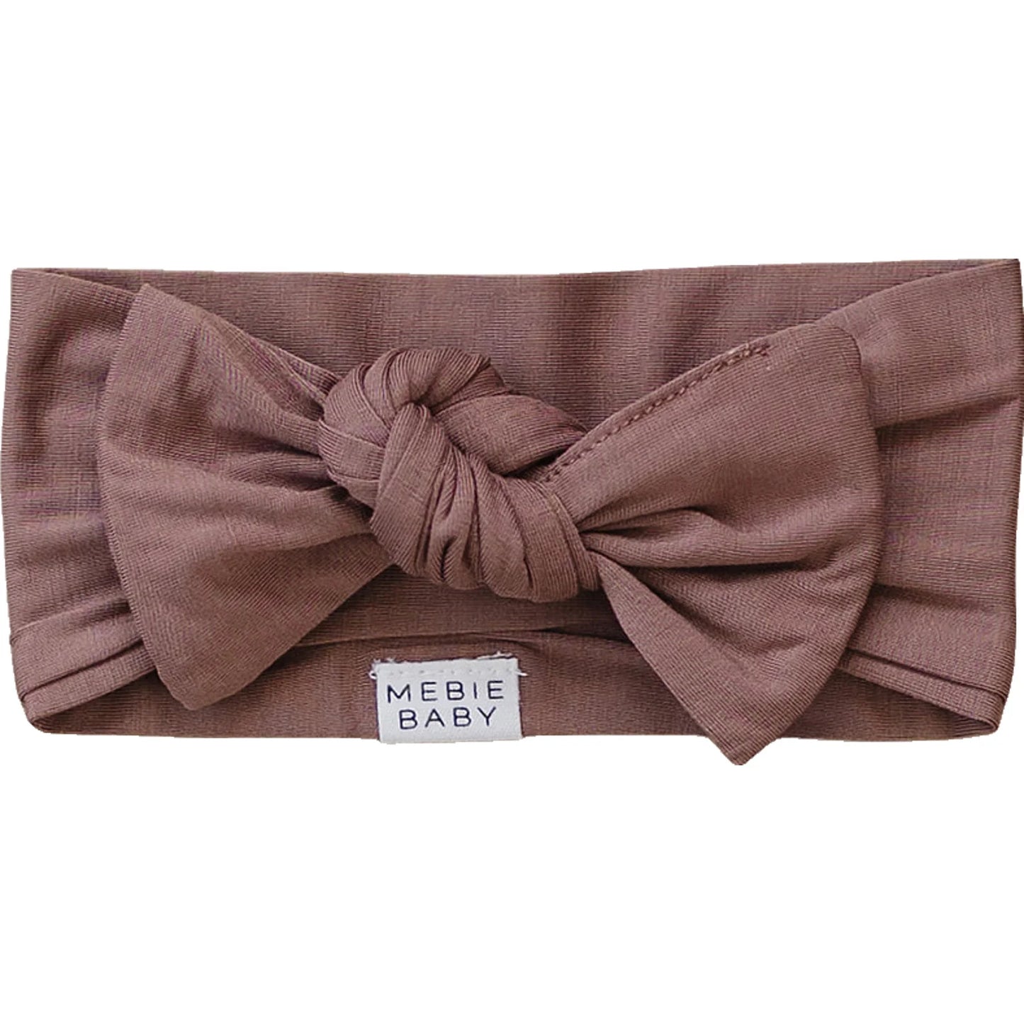 Plum Bamboo Head Wrap. Mebie Baby