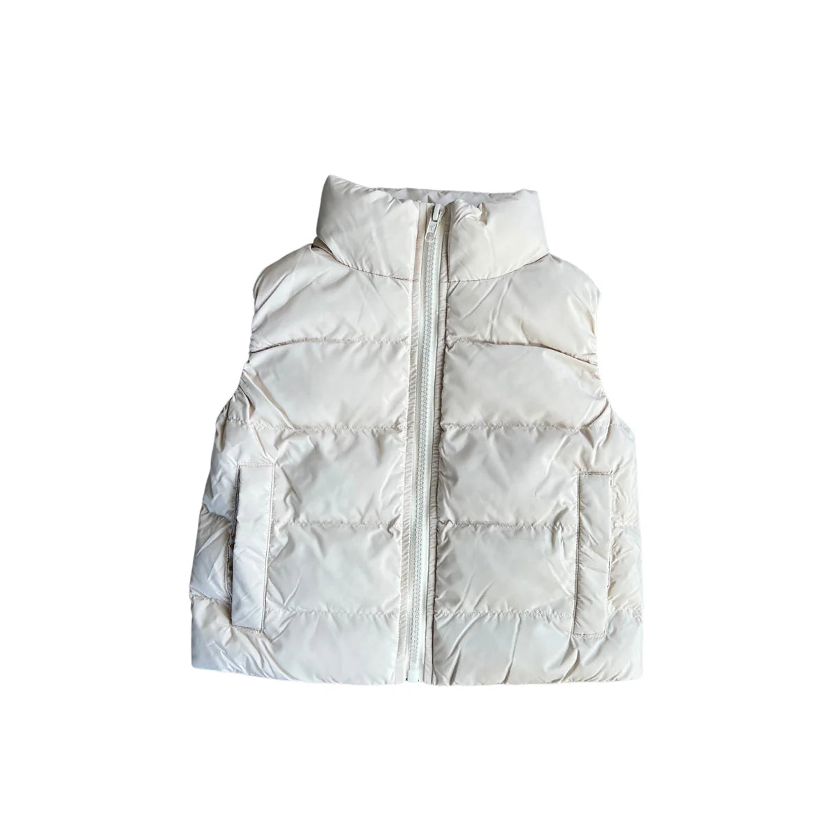 Champagne Puffer Vest