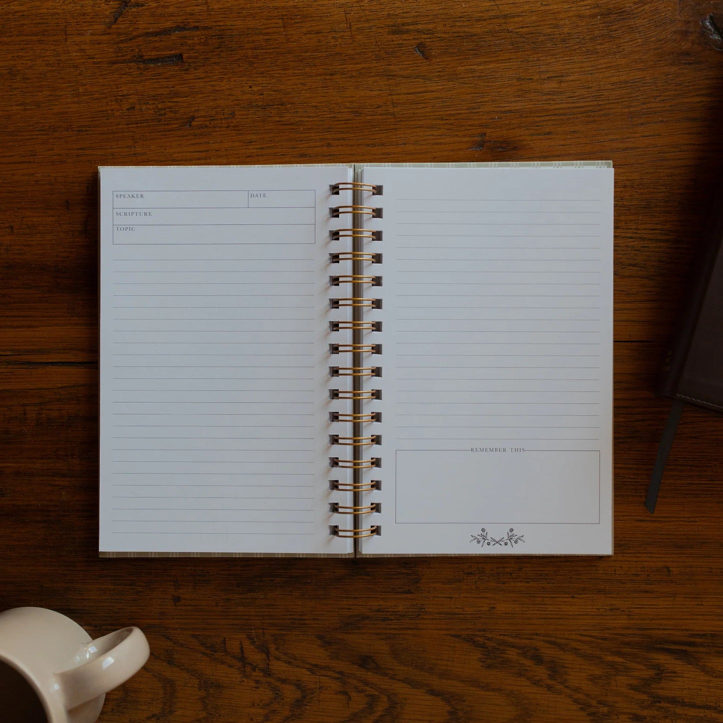 Pale Stripes Sermon Journal