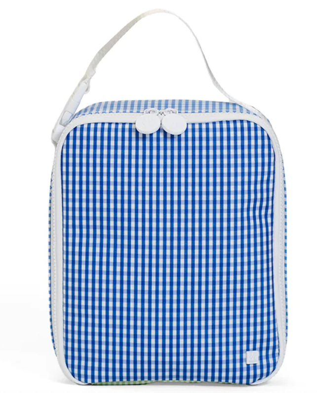 Lunch Box Insulated Lunch Bag - Patch Blue