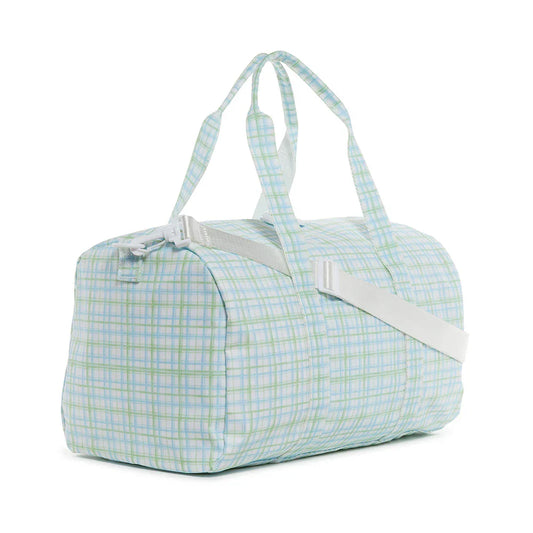 Weekender Duffle Bag - Classic Plaid Green