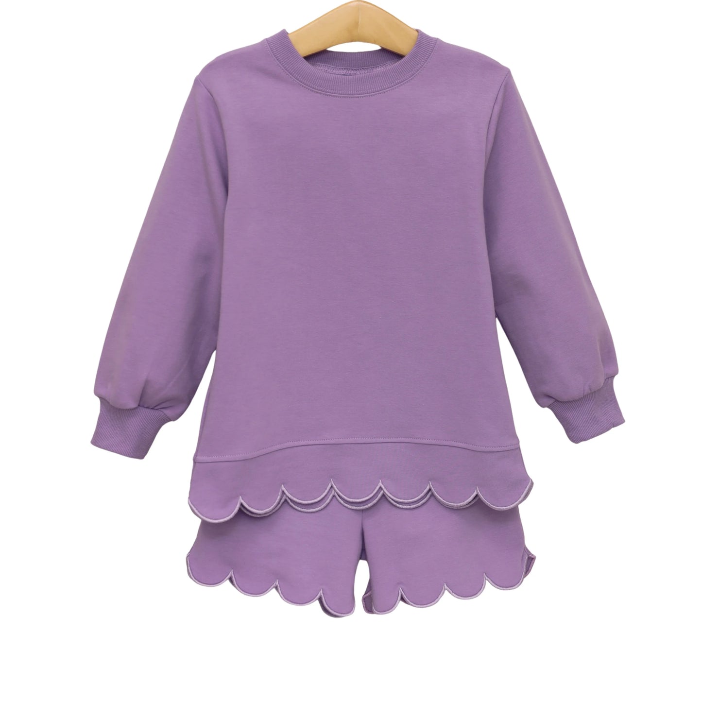 Sophia Scalloped Set- Lavender