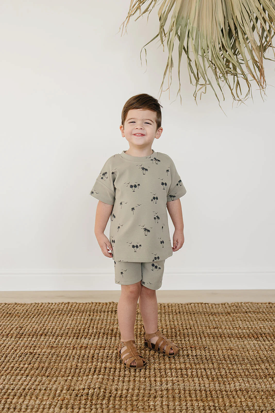 Palm Tree Short Set