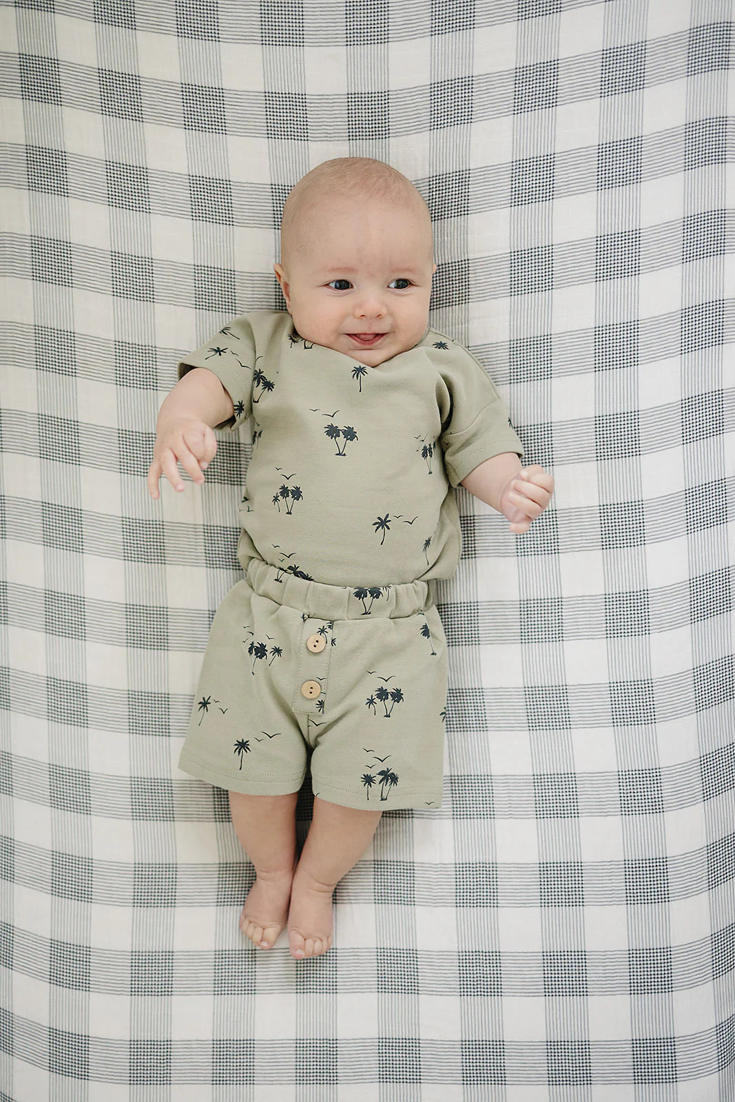 Palm Tree Short Set