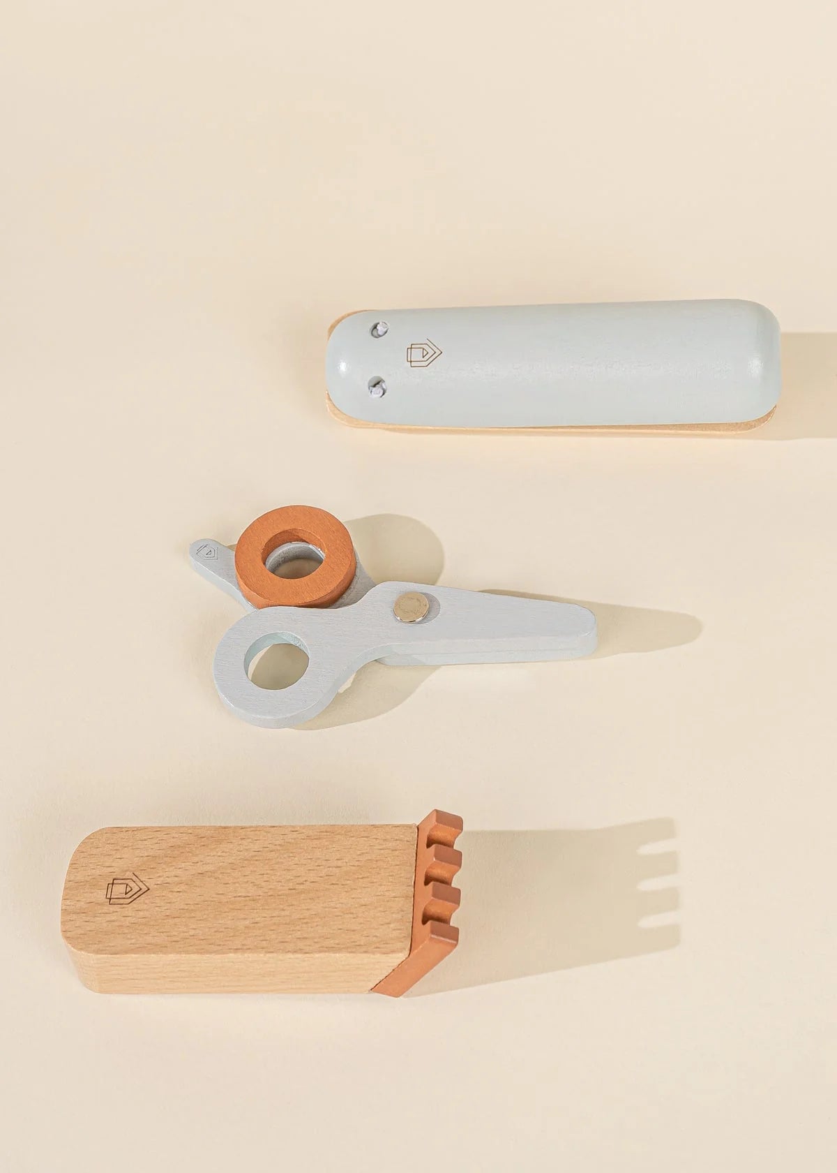 Toddler Wooden Hair Dresser Set