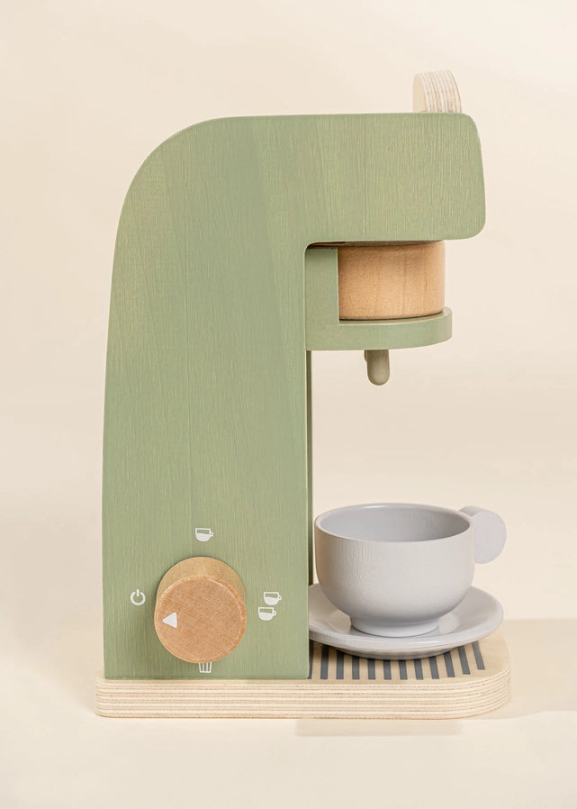 Toddler Wooden Coffee Maker Set