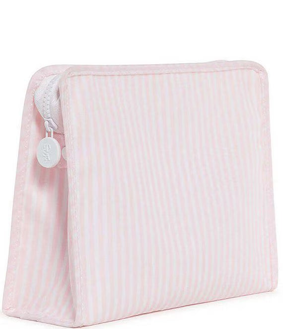 Roadie Large Zip Pouch - Pimlico Stripe Pink