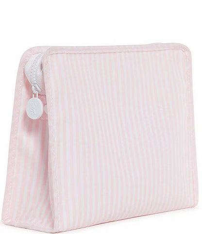 Roadie Large Zip Pouch - Pimlico Stripe Pink