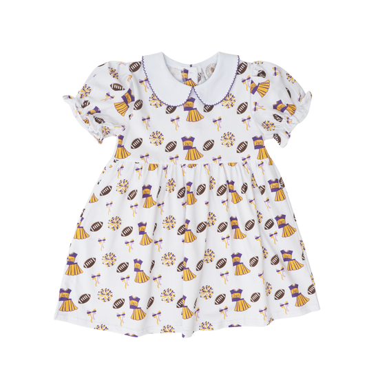 Varsity Purple Collins Classic Dress