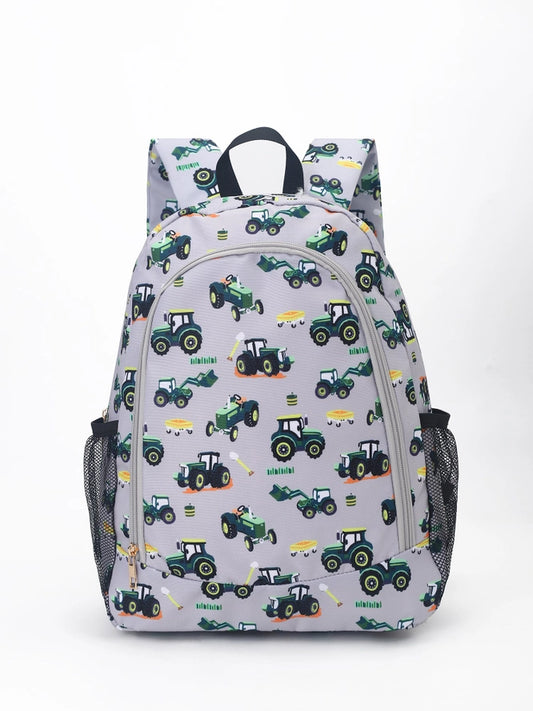 Gray Tractor Backpack