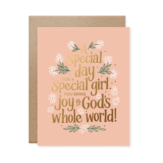 Special Girl Birthday Card