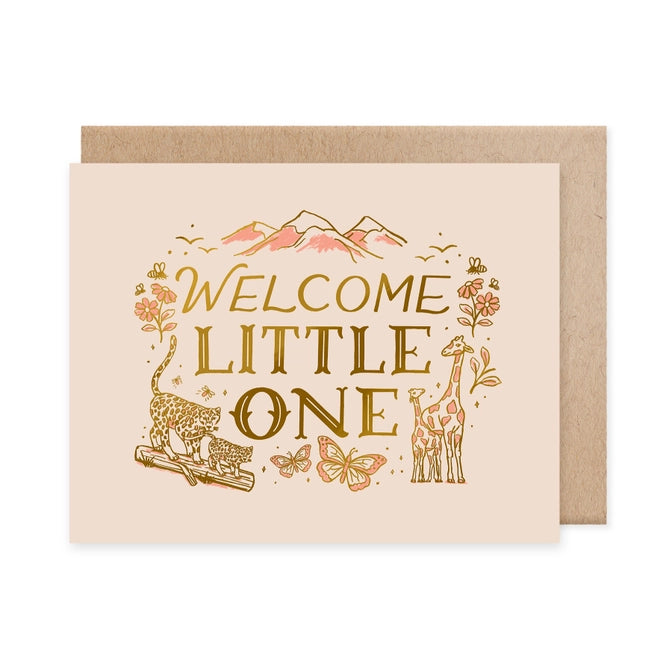 Welcome Little One Card (Two color options)
