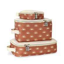 Load image into Gallery viewer, Terracotta Sun Diaper Bag Packing Cubes
