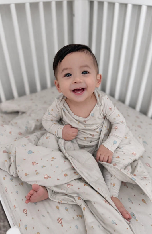 Mini Cloud Blanket: Up Up and Away