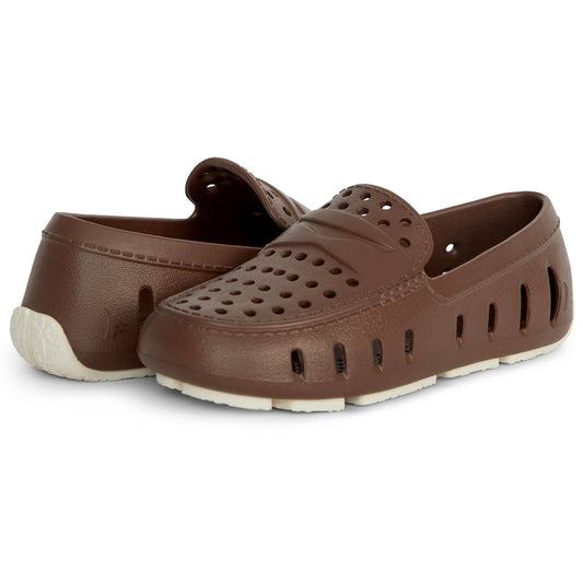 Floafer: Kids Prodigy Driver Driftwood Brown/Coconut
