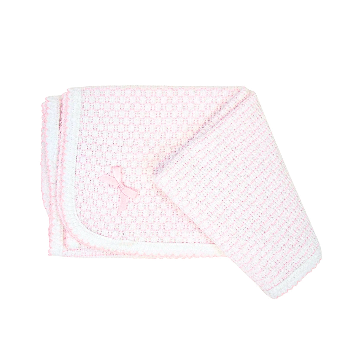 Paty Knit Pinstripe Swaddle Blanket