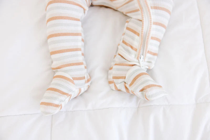 Striped Ribbed Multi Color Sleeper