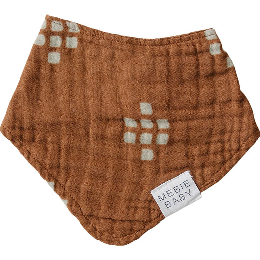 Chestnut Textile Muslin Bib