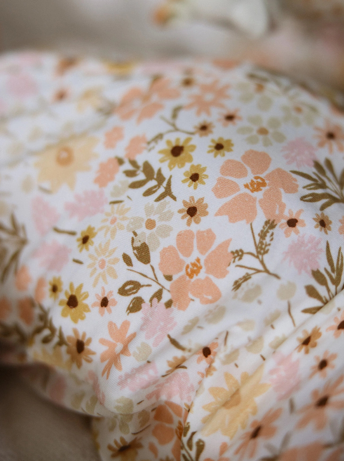 Flower Fields Bamboo Zip PJs
