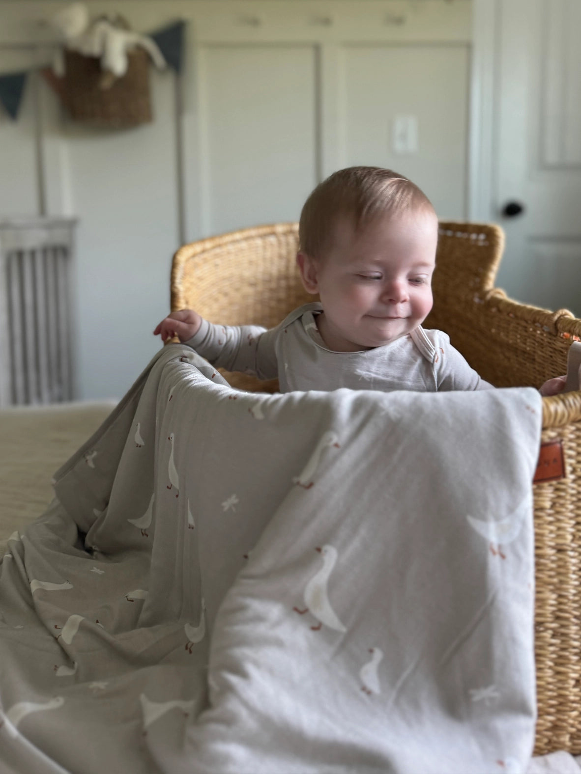 Toddler Cloud Blanket: Goose