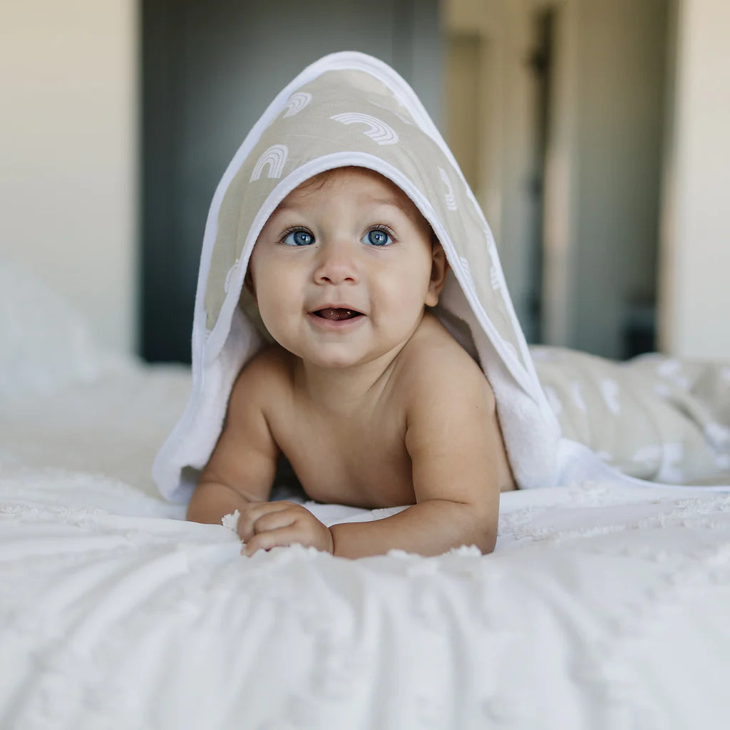  Muslin Hooded Baby Towel