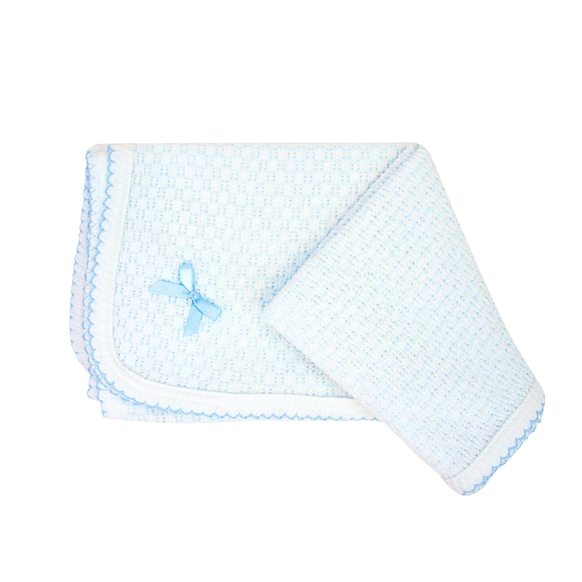 Paty Knit Pinstripe Swaddle Blanket