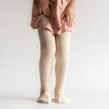 Load image into Gallery viewer, Vanilla Cable Knit Tights
