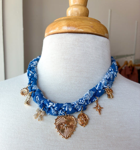 Scarf Charm Necklace