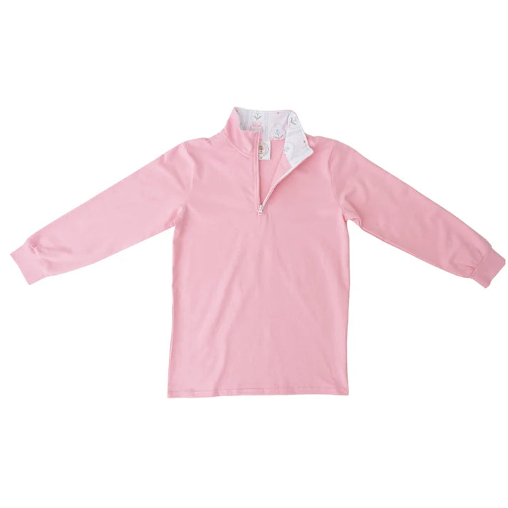 Rose Cameo Stripe Hampton Half Zip
