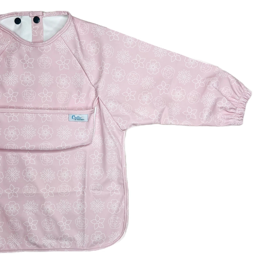 The Grayson Long Sleeve Bib - Blossom Petal Pink
