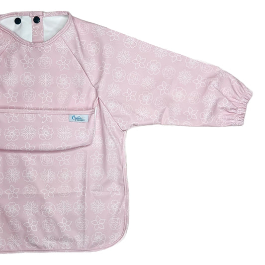 The Grayson Long Sleeve Bib - Blossom Petal Pink