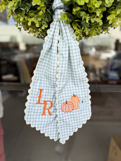 Fall Wreath Sash