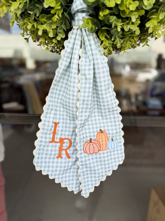 Fall Wreath Sash