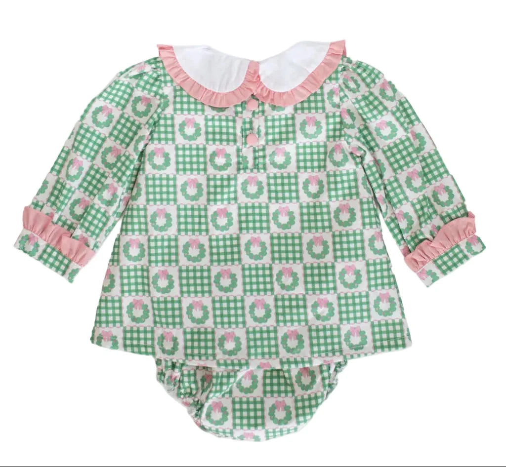 Amelia Christmas Diaper Set